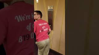 Dover Classic Traction elevators Modded by Ross at Double Tree hotel Cleveland Ohio
