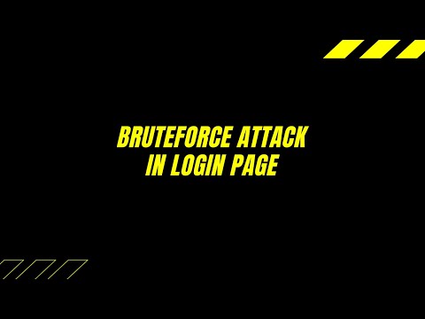 Brute force (Attack in Login Page using Burp-suite Intruder)