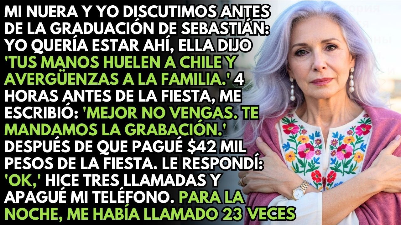 Mi Nuera Me Dijo No Vengas, Mis Manos Huelen A Chile  Pagué $42 Mil, Luego Yo Supe Qué Hacer