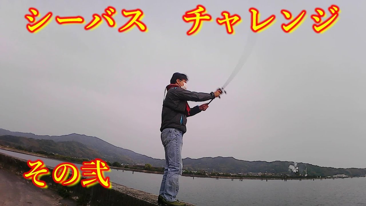 シーバス初心者が初めて釣るまで その弐 山口県瀬戸内の釣り ベイトシーバスもやってみました Youtube