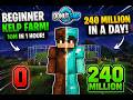 0 ➜ 240 MILLION With This EASY Kelp Farm! (Donut SMP)
