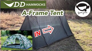 DDハンモック AフレームテントにAmazonの激安テントを入れてみた - YouTube