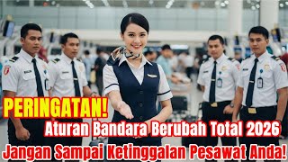 MULAI 2026, ATURAN PENERBANGAN BERUBAH; Penting Memahami Agar Anda Tak Diturunkan Dari Pesawat.