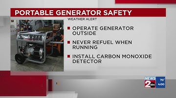 Tips to safely run your portable generator