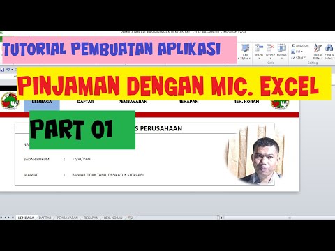 Video: Cara Menulis Aplikasi Pinjaman