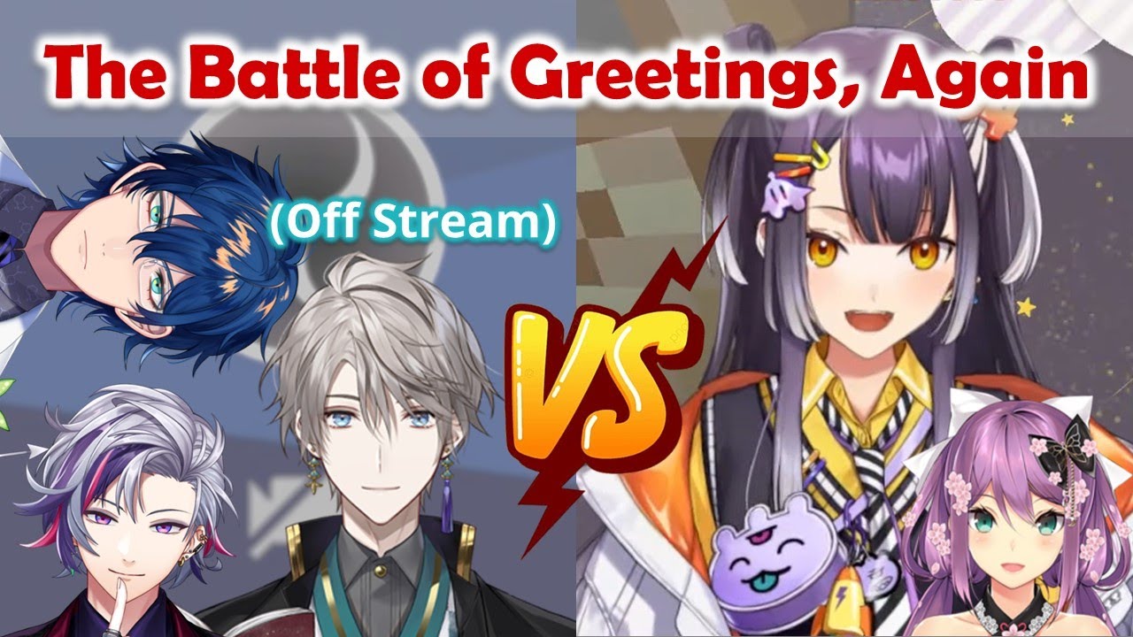 【ENG SUB】The Battle of Greetings, Again【Umise Yotsuha / Kaida Haru / Leos Vincent / NIJISANJI 】