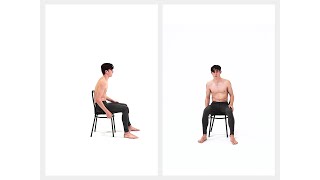 Stand to Sit Reference for Animation | Realtime 60fps | Animation Body Mechanics