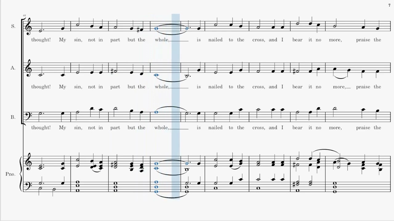 It Is Well With My Soul | SAB | arr by Brenda Crofts Reep