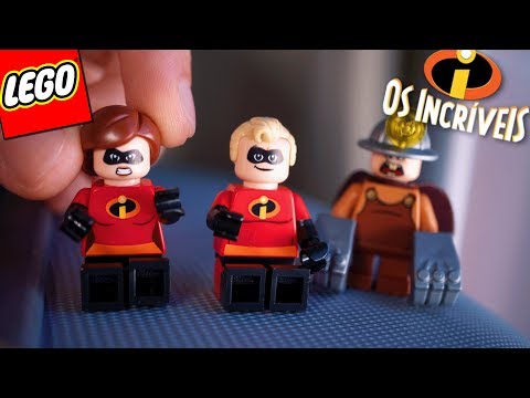 MONTANDO LEGO OS INCRÍVEIS 2 - SENHOR INCRÍVEL, MULHER ELÁSTICA E ESCAVADOR