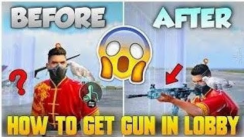 HOW TO GET GUN IN LOBBY //PUBG MOBILE 1.3 UPDATE //   LOBBY ME GUN KAISE LAYE  PUBG MOBILE