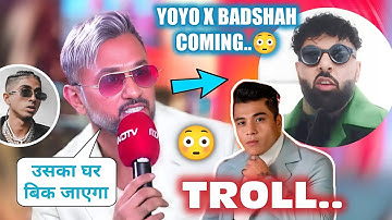YO YO HONEY SINGH CONFIRMS BADSHAH COLLAB BUT..🤯 TROLLS LIL GOLU 👀 MC STAN | SAWAAL PUCHDI