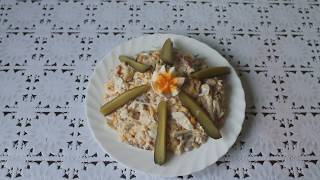 Салат "Банановый"! Необычный вкус!/ Salad "Banana"! Салат "Банановый"! Необычный вкус!/ Salad "Banana"!