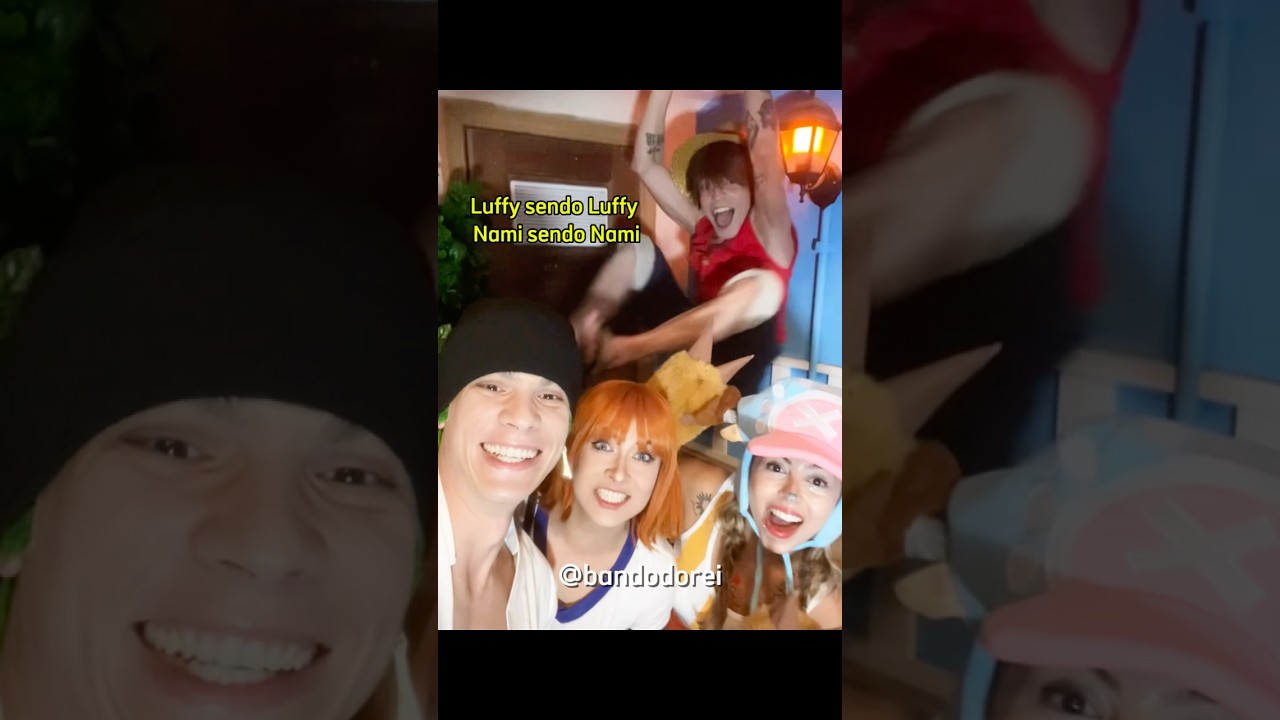 Luffy, Zoro, Nami e Chopper • One Piece Cosplay #nami #chopper #luffy #zoro #onepiece #anime