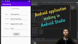 Tutorial For Making Simple Android Application in "Android Studio" screenshot 2