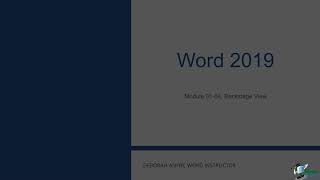 Microsoft Word 2019 & 365 Microsoft Word Tutorial screenshot 1