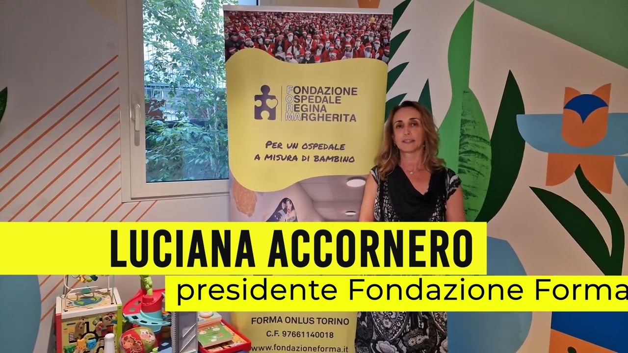 Con la Fondazione Forma per i bimbi del Regina Margherita