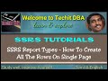 PART 20 HOW TO CREATE ALL THE ROWS ON SINGLE PAGE (TAMIL) | TechIT DBA