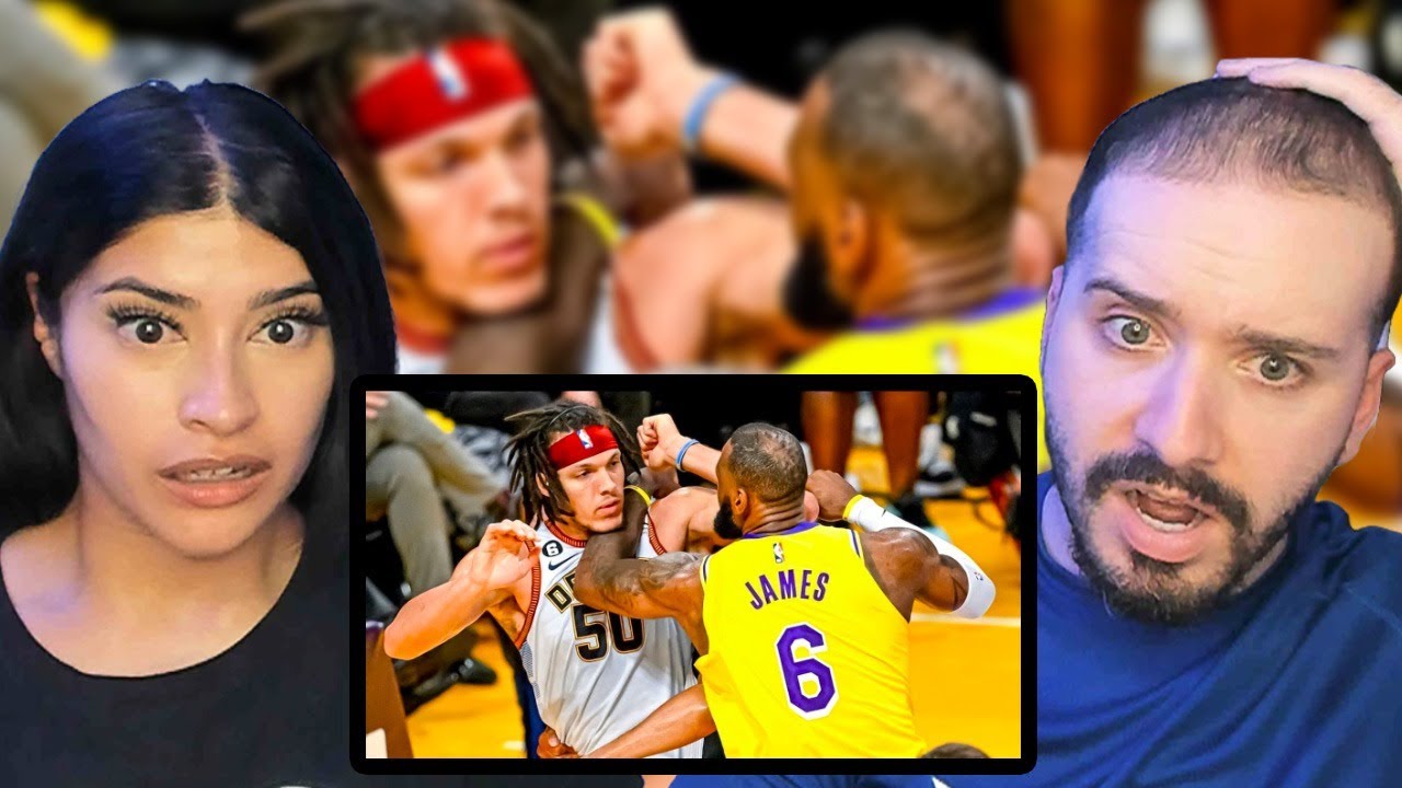 Brits React to Craziest NBA Fights For The First Time