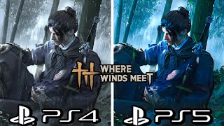 Where Winds Meet PS4 vs PS5 Graphics Comparison
