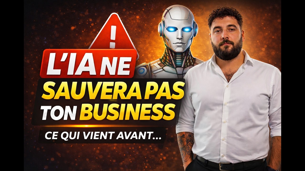Pourquoi l’IA ne sauvera jamais ton business (et ce qui vient avant)