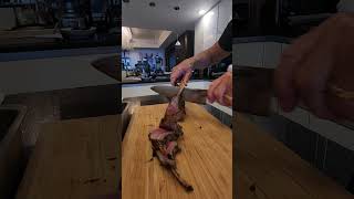 Slicing a TURNER lamb rack with Noel #food