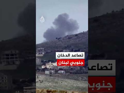 لبنان.. لقطات تظهر تصاعد الدخان من مناطق متفرقة في محافظة النبطية