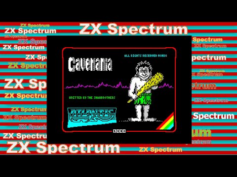 Прохождение игры Cavemania ZX Spectrum ретро игры