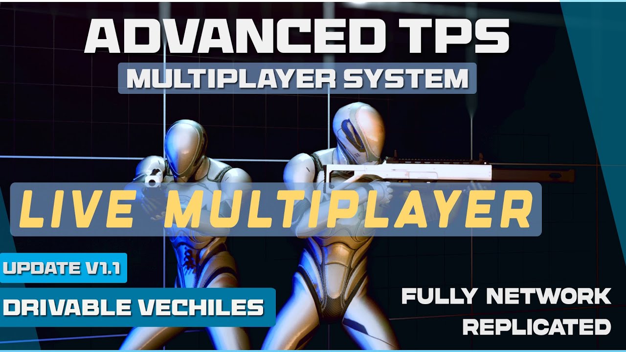 Advanced TPS Multiplayer System _ Live Multiplayer UE5 / FAB - YouTube