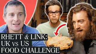 Good Mythical Morning's Rhett & Link vs Bear Grylls in DISGUSTING Food Challenge