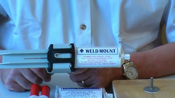 How to apply Weld Mount Adhesives