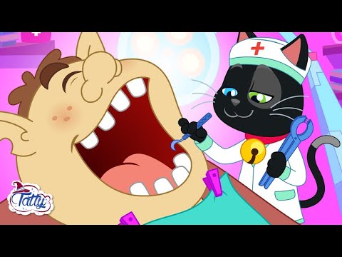 Лікар Татті лікує зубний біль🦷Розвиваючий мультик для дітей