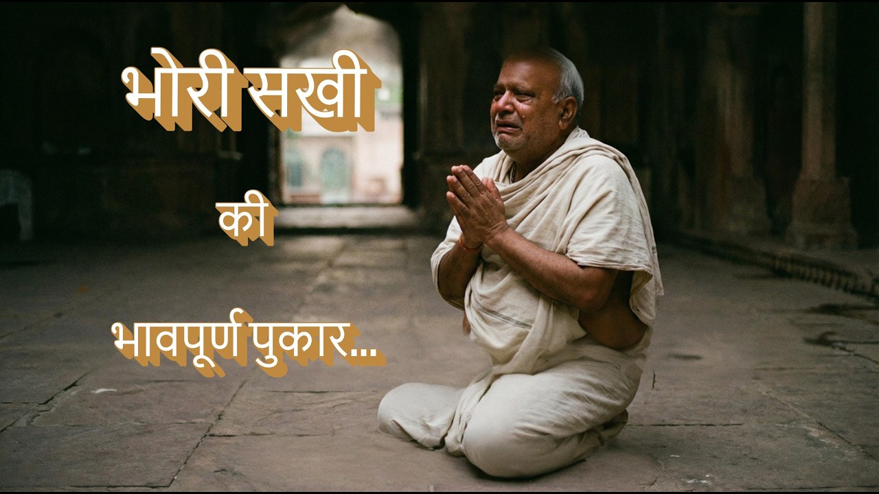 | भोरी सखी पद | राधा कृष्ण प्रेम रस भजन | #shortsfeed #shortvideo