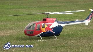 High-Flying Thrills: RED BULL Stunt Helicopters at Southern Model Air Show 2022
