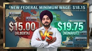 ​$15 vs $19.75: How Canada’s Minimum Wage Works!!!