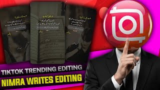 Nimra Writes Viral TikTok Video Editing Tutorial 2026 🔥