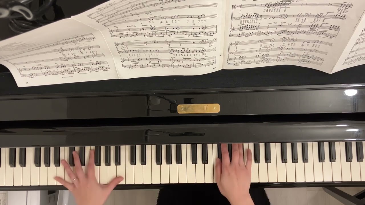 【中級】谷村新司さん作詞・作曲の 『いい日旅立ち』をピアノで弾いてみた！