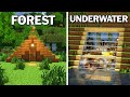 Minecraft 3 SIMPLE Starter Houses! [Tutorial]