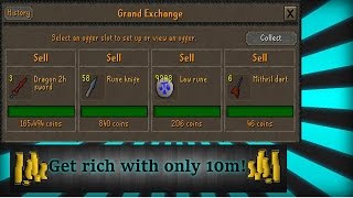OSRS How to flip with under 10m!