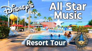A Full Walking Tour of Disney's All-Star Music Resort | Themed