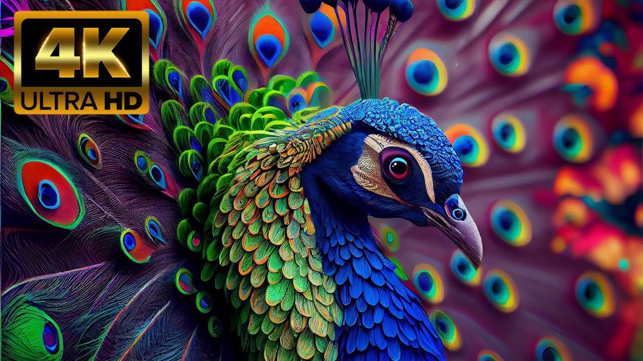ultra 4k 60fps relaxing colorful birds video and bird sounds - YouTube