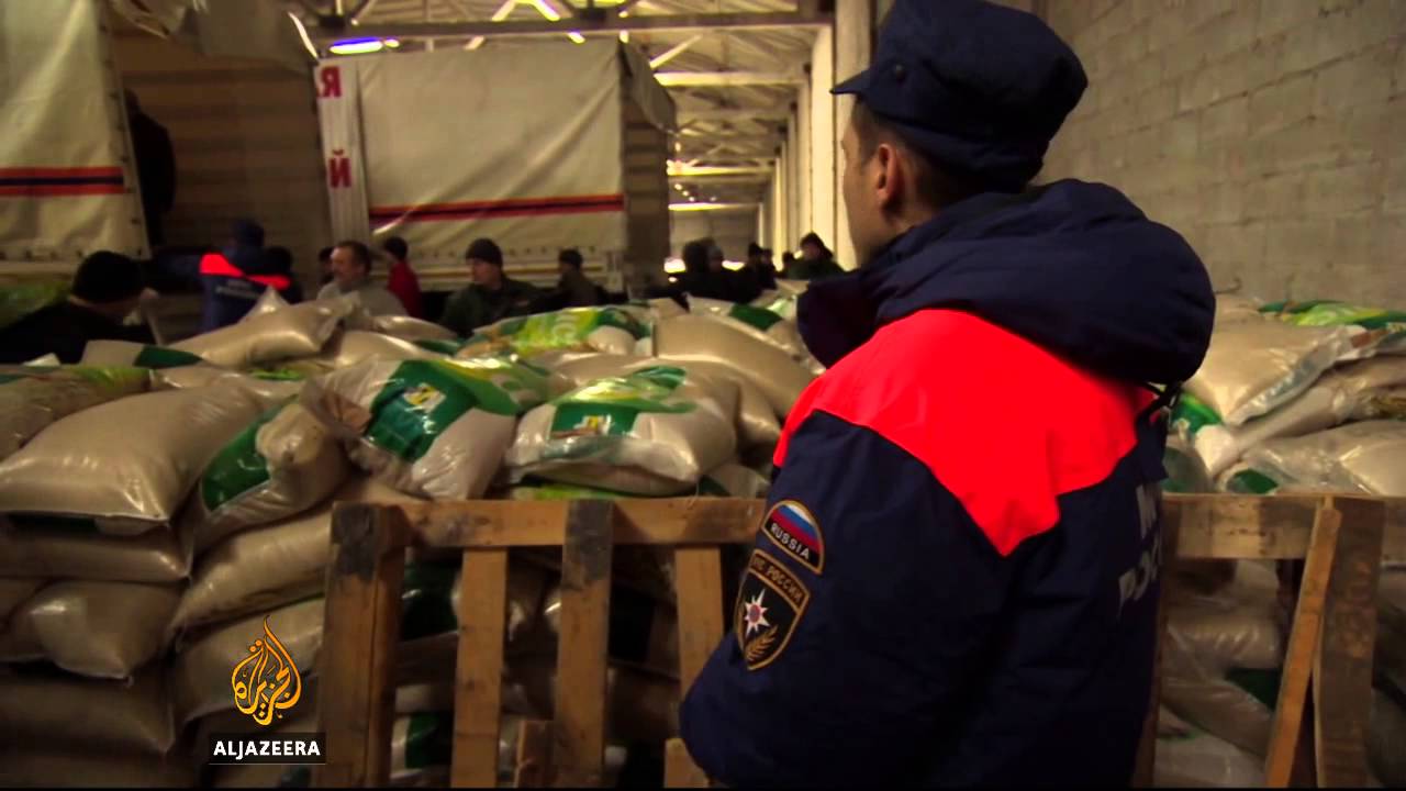 People struggling to survive in Ukraine