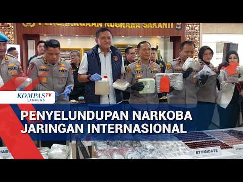 Lampung Police Foil International Drug Smuggling Attempt at Bakauheni