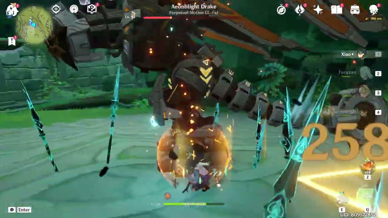 Xiao Fav Lance Aeonblight 1 rotation better run