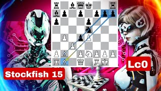 Genius Chess Moves Stockfish 15 Vs Leelazero Sicilian Defense Nyezhmetdinov-Rossolimo Attack
