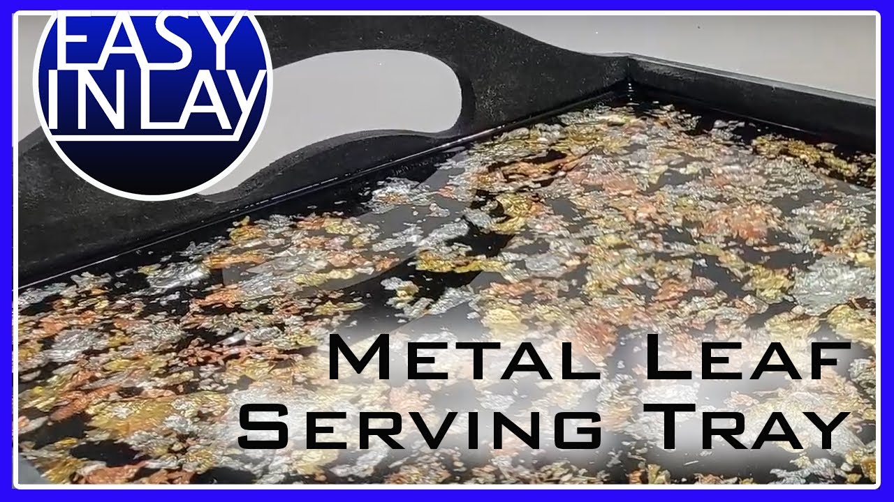 Metal Flake Serving Tray | Easy Inlay Quick How-To