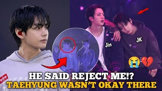 HEARTBREAK ON STAGE?! 😭 Taehyung Whispered ‘Reject Me’ After Seeing Jungkook Like This… 🥺💔