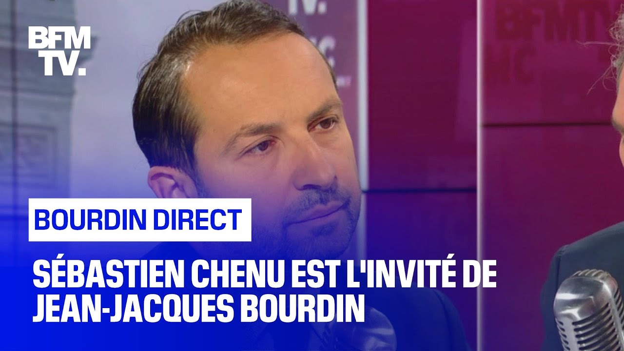 Sébastien Chenu face à Jean-Jacques Bourdin en direct emmanuel macron height