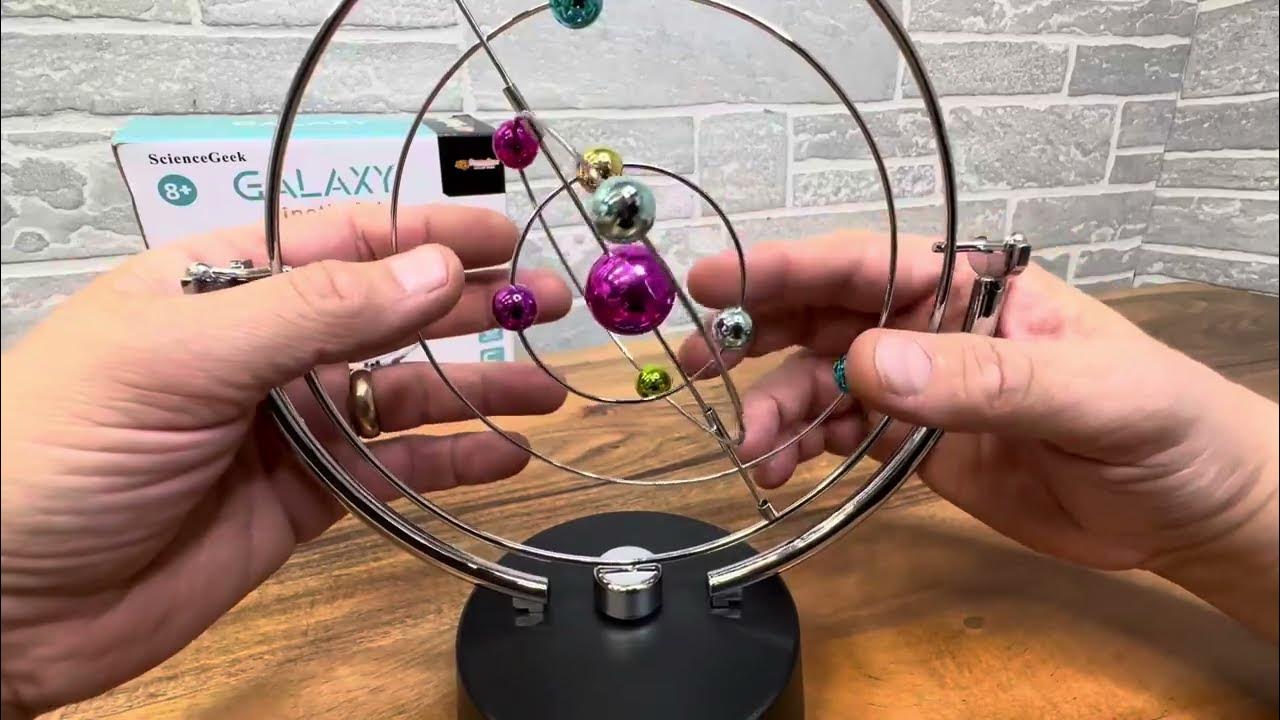 ScienceGeek Art Asteroid Electronic Perpetual Motion Desk Toy