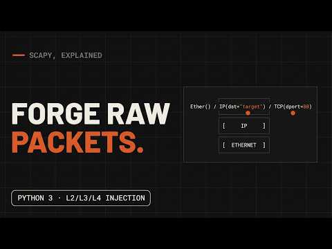 scapy explained build network packets in python
