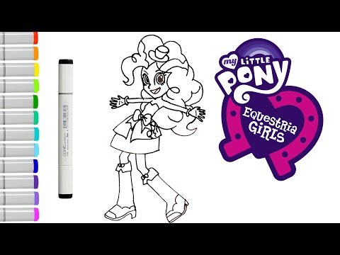 Como Desenhar Pinnkie Pie | My Little Pony Esquestria Girls | Desenhando e Pintando para Crianças